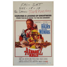 Alvarez Kelly - Original 1966 Columbia Pictures Window Card